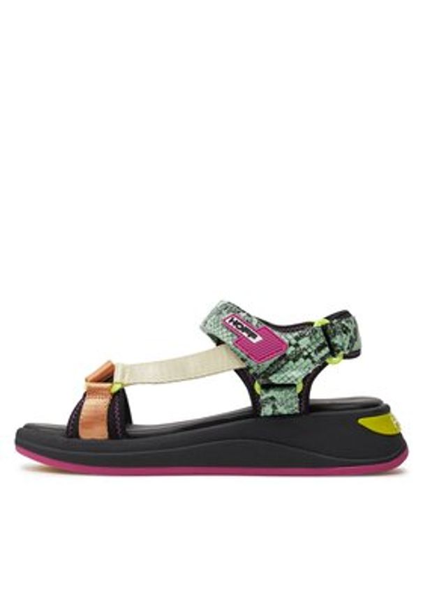 HOFF Sandały Tenos 12408005 Zielony. Kolor: zielony. Materiał: skóra, zamsz