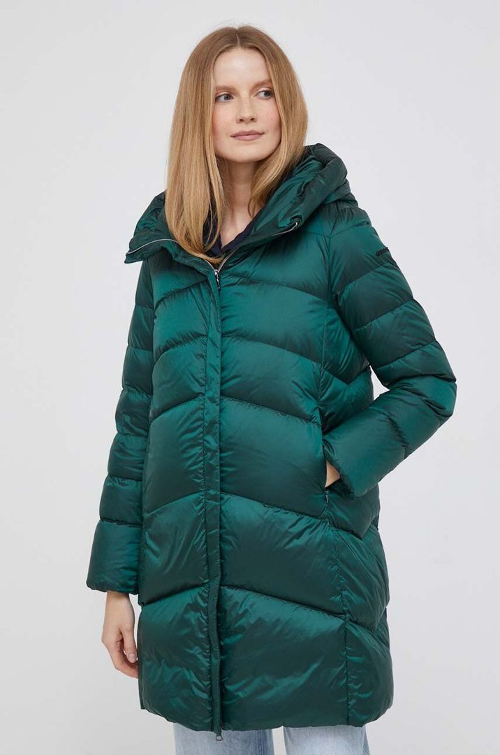 ジャケット・アウター MINT Zielona kurtka Geox z kapturem W3626G.T2566.F3212