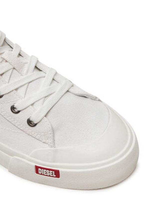 Diesel Trampki S-Athos Y03269 P2994 H7528 Biały. Kolor: biały. Materiał: bawełna, materiał
