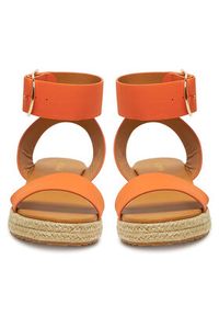 DeeZee Espadryle QS276-1 Pomarańczowy. Kolor: pomarańczowy. Materiał: syntetyk, materiał #5