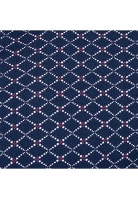 Koszulka Polo - Męska - Pako Jeans - Granatowa, Drobny Wzór. Okazja: na co dzień. Typ kołnierza: polo. Kolor: niebieski. Materiał: bawełna. Styl: casual #4