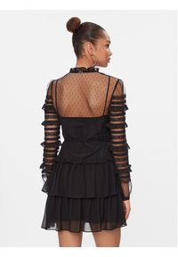 TwinSet - TWINSET Sukienka koktajlowa 241TP2040 Czarny Regular Fit. Kolor: czarny. Materiał: syntetyk. Styl: wizytowy