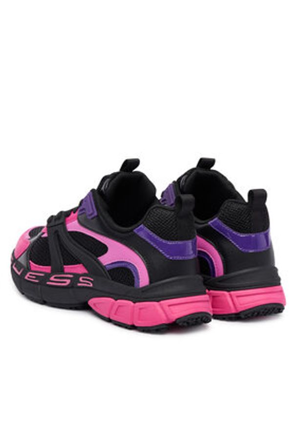 Guess Sneakersy FLFBVL ELE12 Czarny. Kolor: czarny. Materiał: materiał