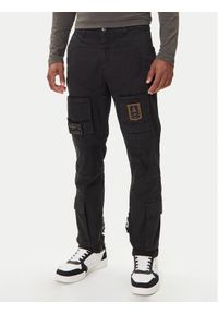 Aeronautica Militare Spodnie materiałowe 252PA1387UCT0149 Czarny Regular Fit. Kolor: czarny. Materiał: bawełna