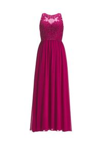 Hey Kyla Sukienka wieczorowa 5AI084HK Różowy Regular Fit. Kolor: różowy. Materiał: syntetyk. Styl: wizytowy #7