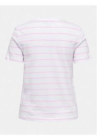 only - ONLY T-Shirt Kita 15316574 Biały Regular Fit. Kolor: biały. Materiał: bawełna #4