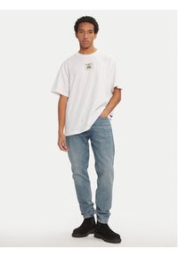 Just Cavalli T-Shirt 77OAHE14 Biały Regular Fit. Kolor: biały. Materiał: bawełna #4