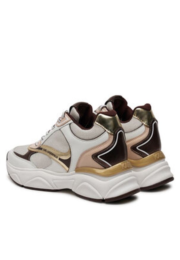 Karl Lagerfeld - KARL LAGERFELD Sneakersy KL65724 Biały. Kolor: biały. Materiał: skóra