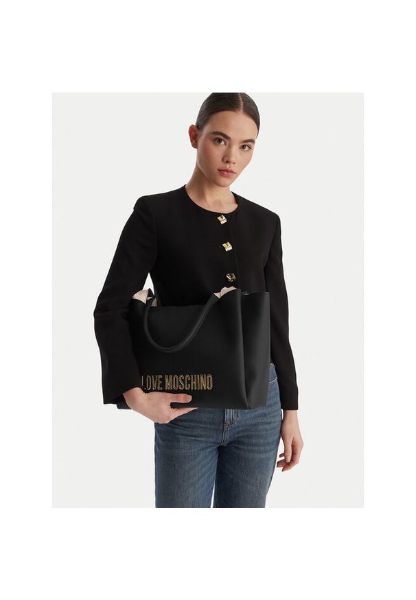 Love Moschino - Torebka LOVE MOSCHINO. Kolor: czarny