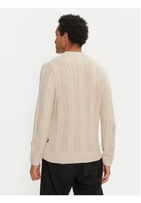 Jack & Jones Sweter 12261436 Beżowy Regular Fit. Kolor: beżowy. Materiał: bawełna, syntetyk #3