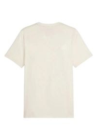 Puma - Męska Koszulka Essential. Kolor: beżowy, wielokolorowy, biały. Sport: turystyka piesza #2