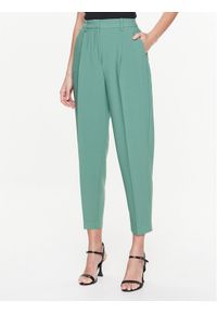 Bruuns Bazaar Spodnie materiałowe Cindy Dagny BBW2393 Zielony Regular Fit. Kolor: zielony. Materiał: syntetyk, wiskoza