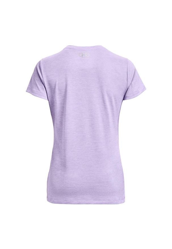 Under Armour - Graficzna Koszulka Techniczna Dla Kobiet. Kolor: fioletowy. Sport: turystyka piesza