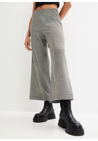 bonprix - Spodnie culotte. Kolor: czarny