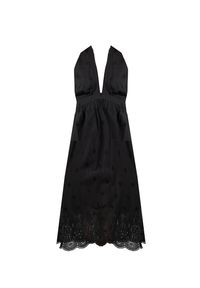 Pinko Sukienka | 102077 A19I | Kobieta | Czarny. Kolor: czarny. Materiał: bawełna. Wzór: haft. Długość: midi #3