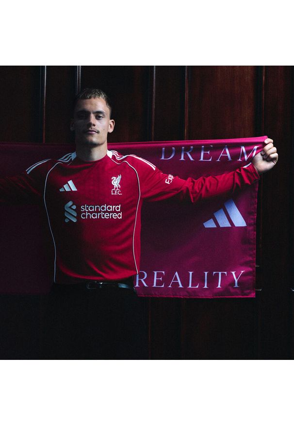 Adidas - Koszulka piłkarska Liverpool FC sezon 25/26 domowa. Sport: piłka nożna