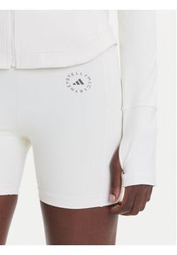 Adidas by Stella McCartney - adidas by Stella McCartney Koszulka techniczna Training Midlayer JM1397 Beżowy Slim Fit. Kolor: beżowy. Materiał: syntetyk