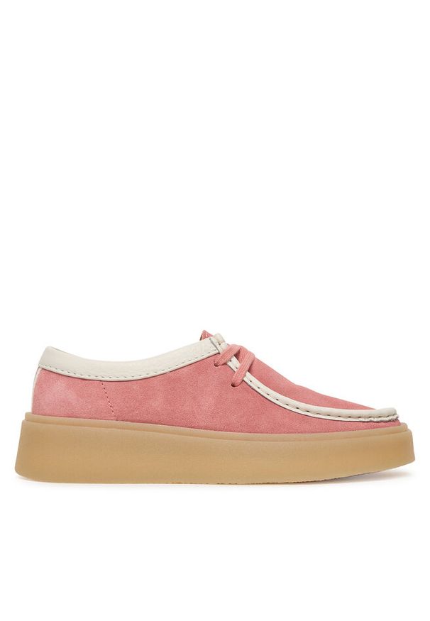 Półbuty Clarks. Kolor: różowy