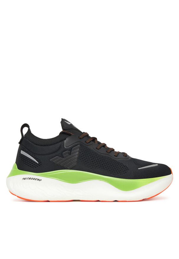 EA7 Emporio Armani Sneakersy X8X246 XK443 MZ213 Czarny. Kolor: czarny. Materiał: materiał