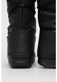 Moon Boot - Śniegowce Rubber. Nosek buta: okrągły. Kolor: czarny. Materiał: guma #3