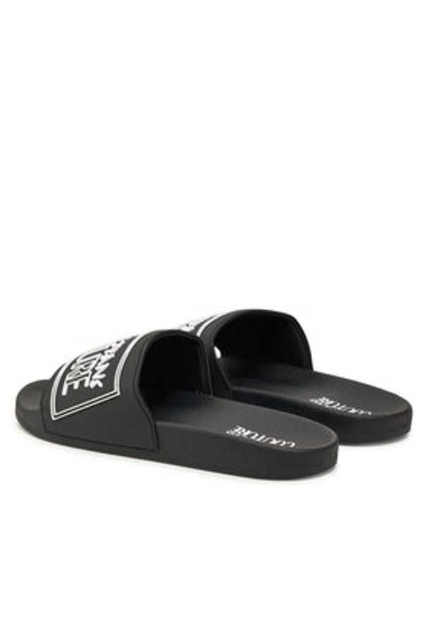 Versace Jeans Couture Klapki 78YA3SQ3 Czarny. Kolor: czarny. Materiał: syntetyk