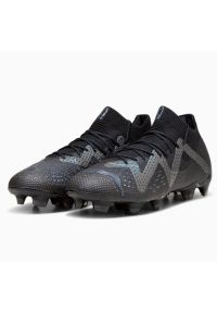 Buty piłkarskie Puma Future Ultimate FG/AG M 107355-02 czarne czarne. Kolor: czarny. Materiał: dzianina, materiał. Szerokość cholewki: normalna. Sport: piłka nożna