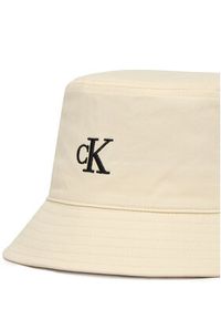Calvin Klein Kapelusz Bucket LV04F5101G Écru. Kolor: kremowy. Materiał: bawełna #3