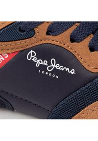 Pepe Jeans Sneakersy London One Basic B PBS30540 Granatowy. Kolor: niebieski. Materiał: materiał #2