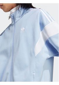 Adidas - adidas Bluza Adicolor Classics Cut Line Track Top IB9949 Błękitny Loose Fit. Kolor: niebieski. Materiał: bawełna