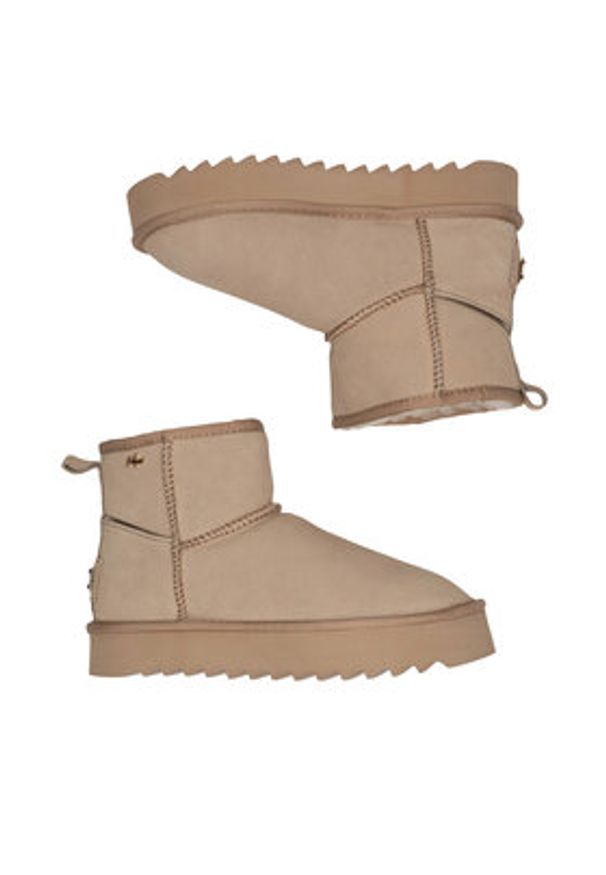 MEXX Śniegowce MICH2003943W Écru. Materiał: zamsz, skóra