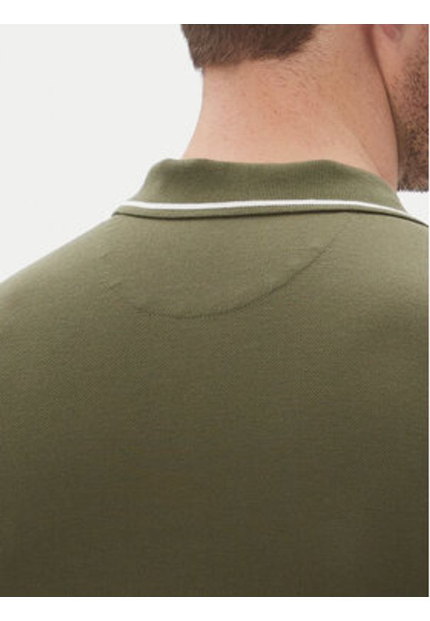 Lee Polo Pique 112363855 Zielony Regular Fit. Typ kołnierza: polo. Kolor: zielony. Materiał: bawełna