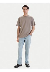 Hugo - HUGO T-Shirt Dapolino 50488330 Beżowy Relaxed Fit. Kolor: beżowy. Materiał: bawełna #4