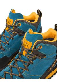 LA SPORTIVA - La Sportiva Trekkingi Boulder X Mid GTX ZFAS054B00Y00 Niebieski. Kolor: niebieski. Materiał: zamsz, skóra. Sport: turystyka piesza