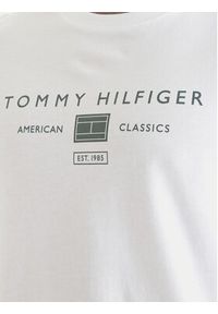 TOMMY HILFIGER - Tommy Hilfiger T-Shirt Brand Love MW0MW42365 Biały Regular Fit. Kolor: biały. Materiał: bawełna #2