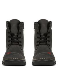 Rieker Trzewiki 55031-45 Szary. Kolor: szary. Materiał: materiał #6