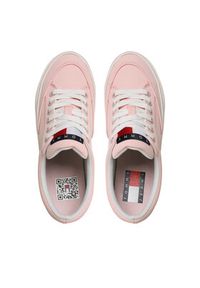 Tommy Jeans Tenisówki Lace Up Nylon EN0EN02157 Różowy. Kolor: różowy. Materiał: materiał