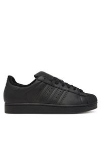 Adidas - adidas Sneakersy Superstar II JI0081 Czarny. Kolor: czarny. Materiał: skóra. Model: Adidas Superstar #1