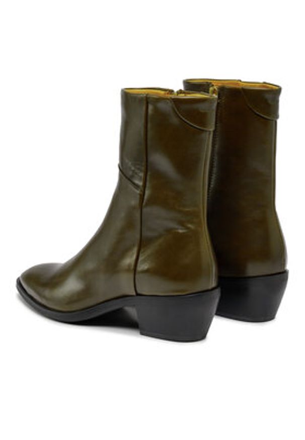 GANT - Gant Botki St Broomly Mid Boot 27541375 Zielony. Kolor: zielony. Materiał: skóra