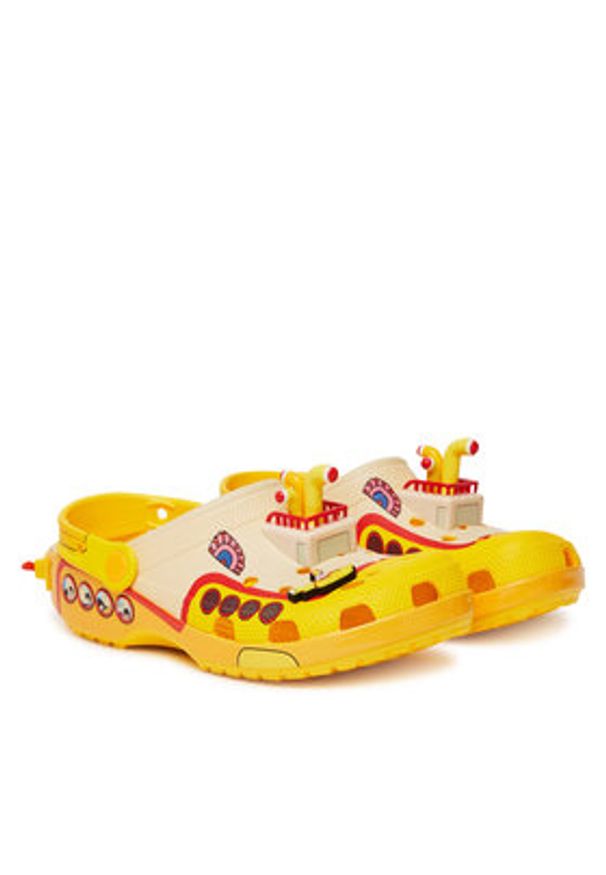 Crocs Klapki Beatles Ylw Sb Cls Clg 210893 Kolorowy. Wzór: kolorowy