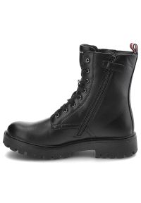 TOMMY HILFIGER - Czarne Botki Tommy Hilfiger Modne Buty Damskie. Kolor: czarny #5