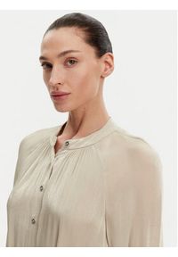 MICHAEL Michael Kors Sukienka koszulowa MS482CM8BB Beżowy Regular Fit. Kolor: beżowy. Materiał: syntetyk. Typ sukienki: koszulowe #5