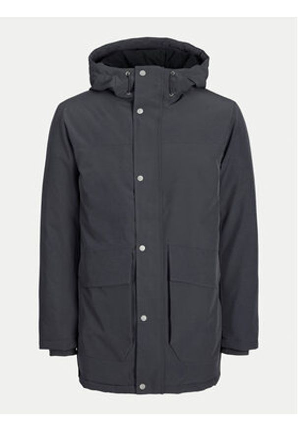 Jack & Jones - Jack&Jones Parka Trek 12256992 Szary Regular Fit. Kolor: szary. Materiał: syntetyk