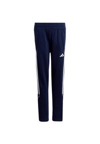 Spodnie piłkarskie dla dzieci Adidas Tiro 23 League Sweat. Kolor: niebieski, biały, wielokolorowy. Sport: piłka nożna