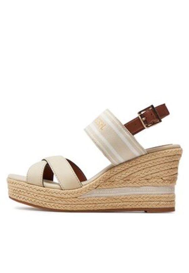 U.S. Polo Assn. Espadryle Alyssa007A Beżowy. Kolor: beżowy. Materiał: materiał