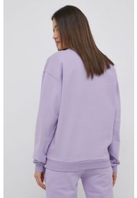 ARKK Copenhagen - Arkk Copenhagen bluza bawełniana kolor fioletowy gładka. Kolor: fioletowy. Materiał: bawełna. Wzór: gładki #3