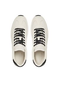 Tory Burch Sneakersy Field 175591 Écru. Materiał: skóra