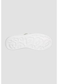 Just Cavalli - JUST CAVALLI Białe sneakersy FONDO URSA DIS. 3, Rozmiar 38. Kolor: biały. Materiał: skóra