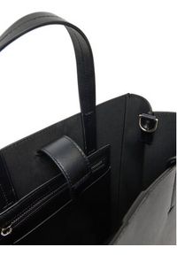 Calvin Klein Torebka Line Lthr Mini Tote 32 LV04F3002G Czarny. Kolor: czarny. Materiał: skórzane
