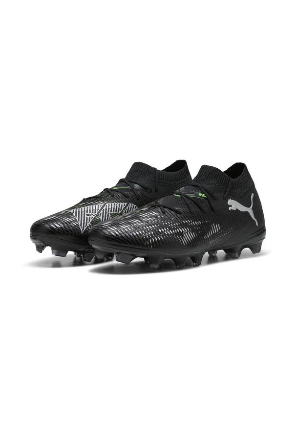 Puma - Buty piłkarskie męskie PUMA Future 8 Match FG/AG. Kolor: wielokolorowy, czarny, zielony. Sport: piłka nożna