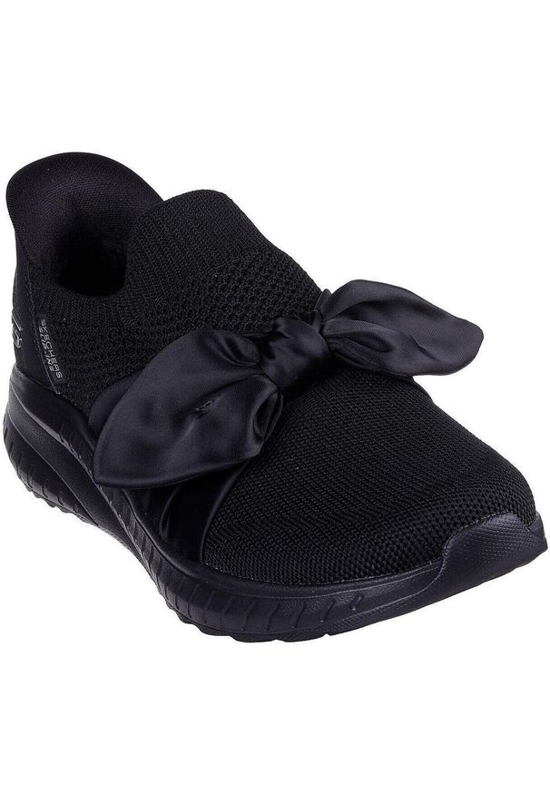 skechers - Adidasy Skechers Bobs Squad Chaos-ins, Kobiety. Kolor: czarny. Materiał: materiał
